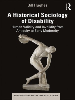 cover image of A Historical Sociology of Disability